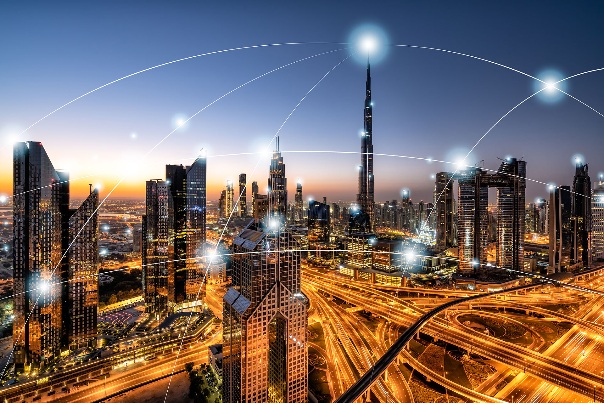 City network technology in Dubai, UAE