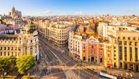 Calle de Alcala in Madrid, ES