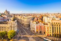 Calle de Alcala in Madrid, ES