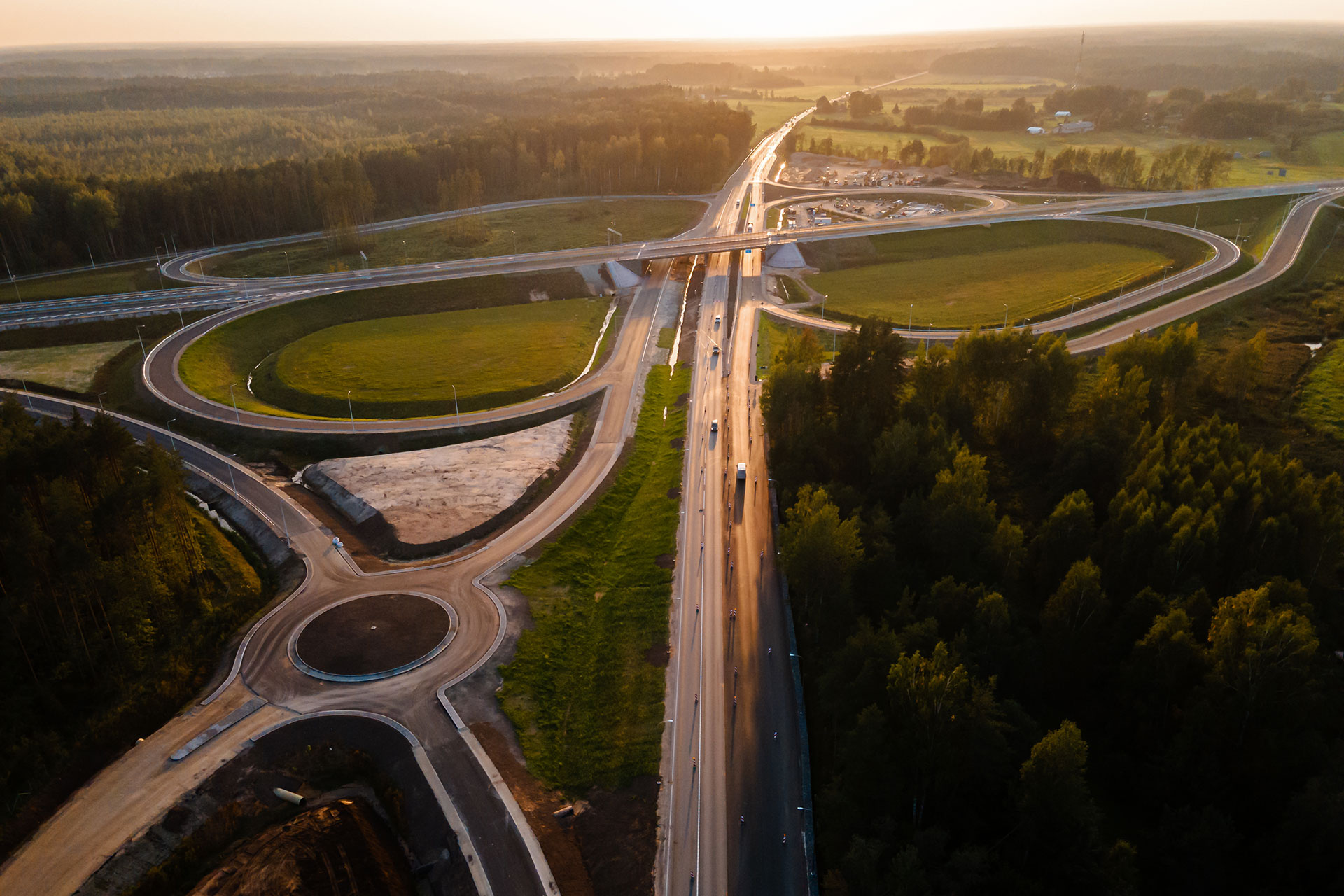 Kekava Bypass highway, Latvia