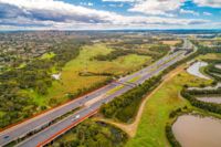 Cars driving on Eastlink Highway