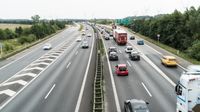 Verkehr auf einer Autobahn