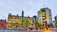 City Square in Leeds, England GettyImages-1223041348