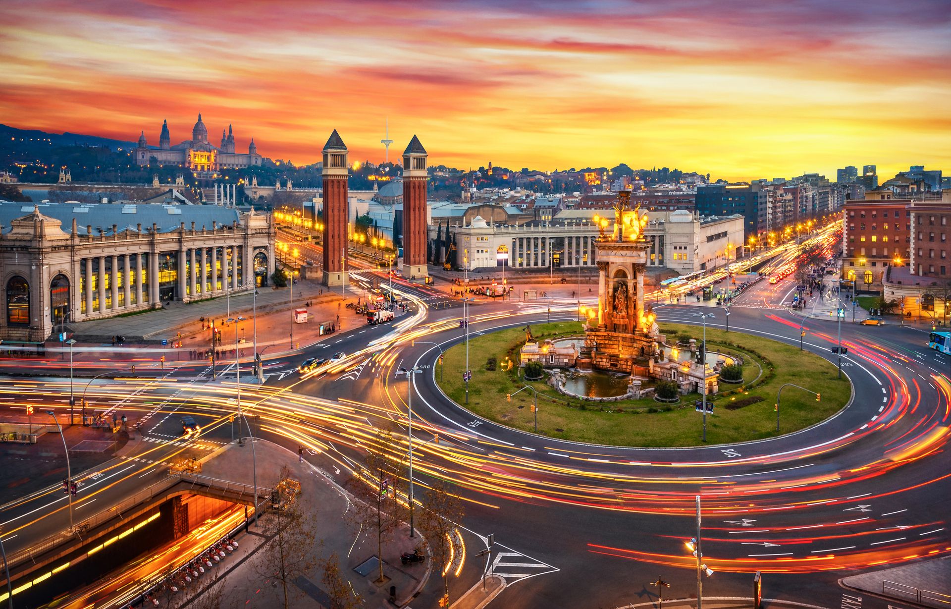 Fira de Barcelona, Plaça d'espanya (Spain square), Spain (KTC7034)