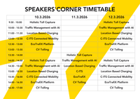 Speakers' Corner Timetable