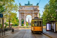 Milan yellow tram (IT)