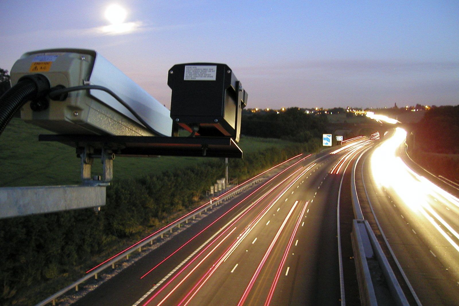 Kamera auf einer Autobahn