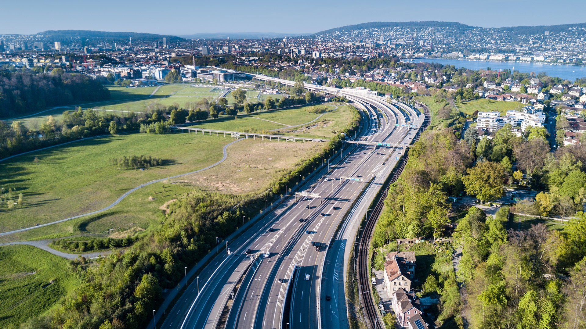 Highway with Cityscape, CH