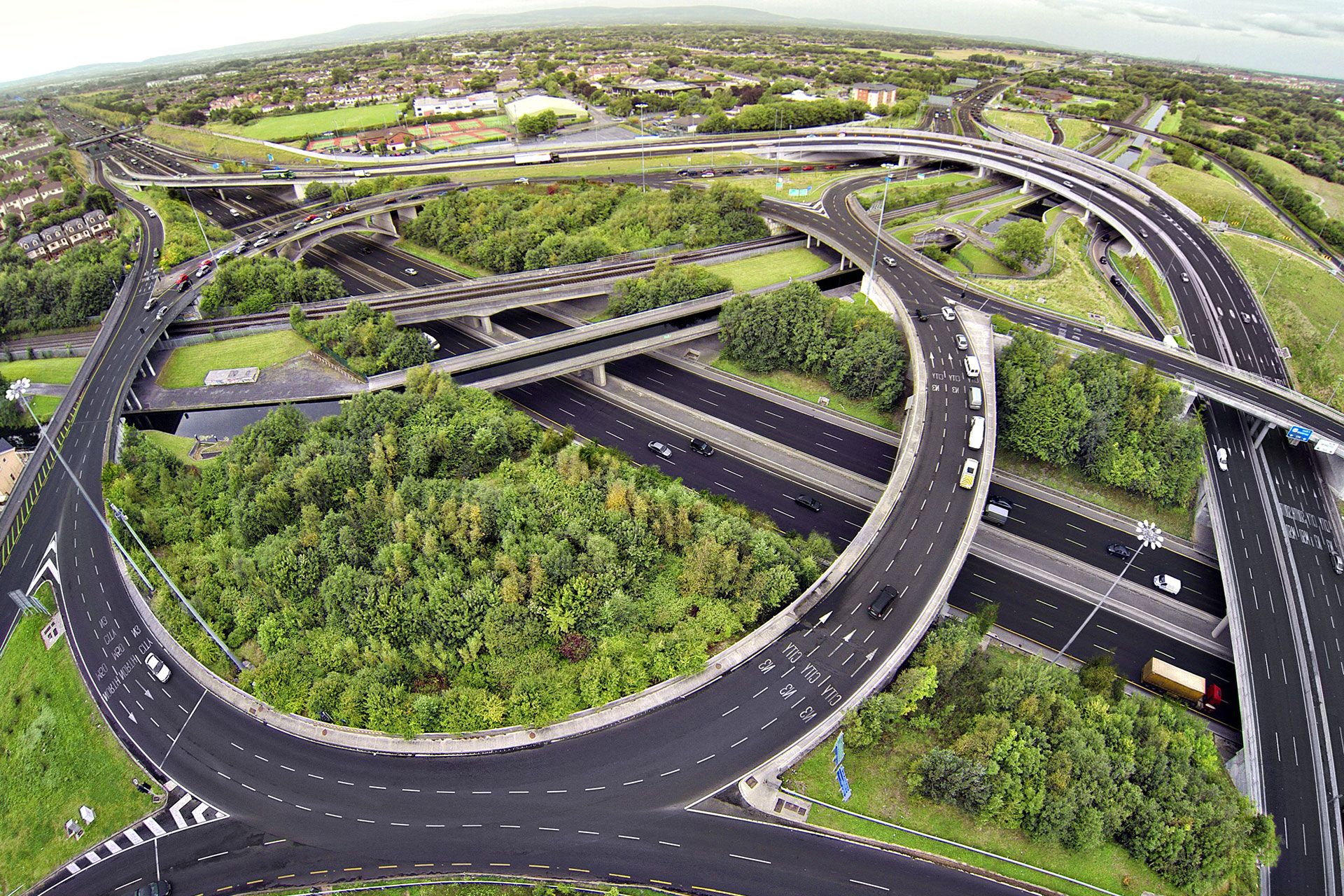 Junction in Dublin, Ireland