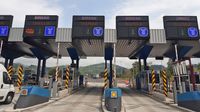 ETC Toll Plaza, Zarautz, Highway AP-8, Basque country, Spain