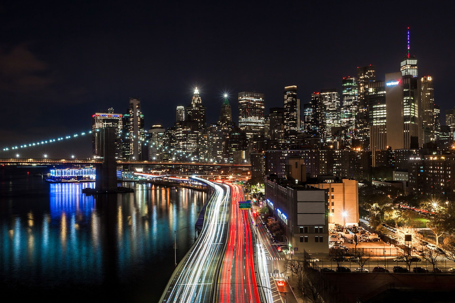 New York at night