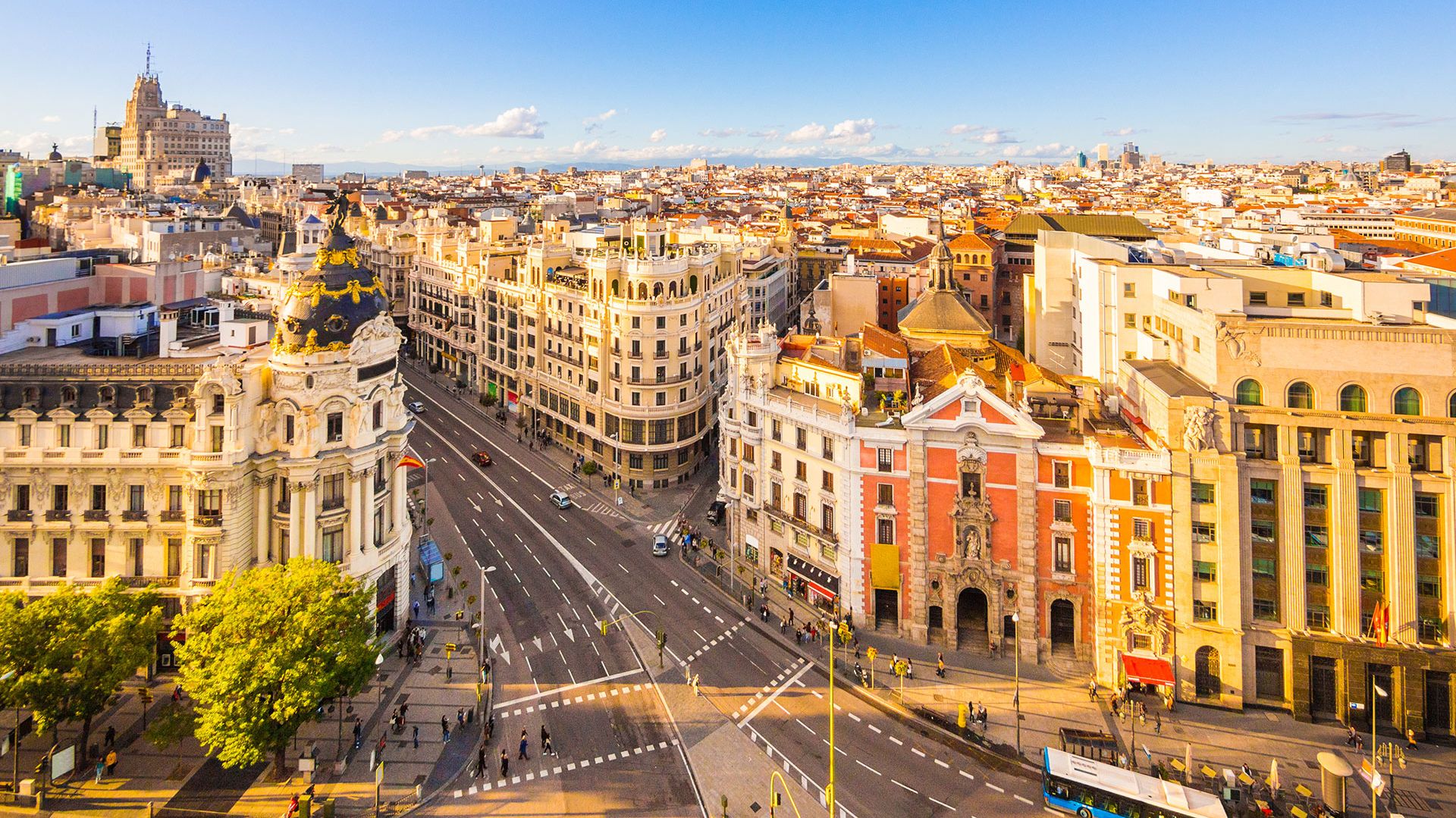 Calle de Alcala in Madrid, ES
