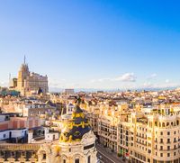 Calle de Alcala in Madrid, ES